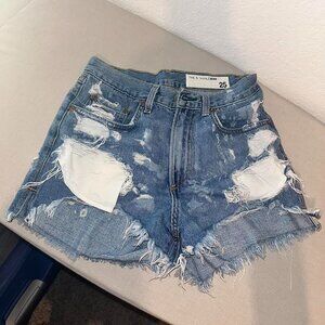 RAG & BONE Distressed Denim Shorts
